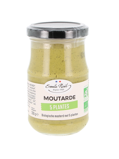 émile Noël -- Moutarde 5 plantes bio - 200 g