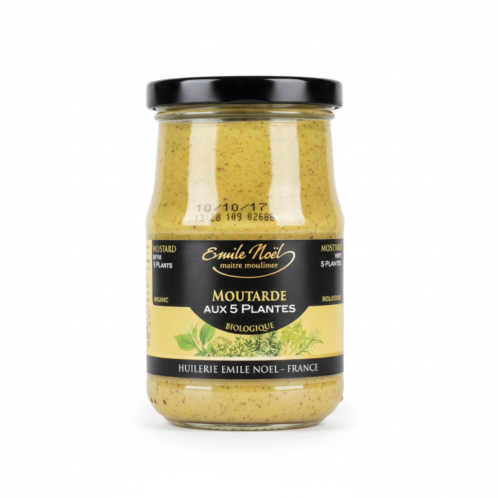 émile Noël -- Moutarde 5 plantes bio - 200 g