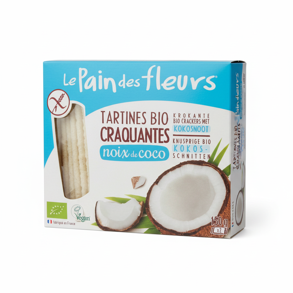 PAIN DES FLEURS -- Pain fleurs riz coco 150gr
