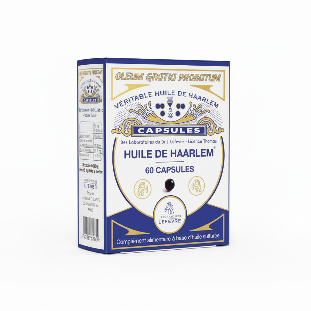 LABORATOIRES LEFEVRE -- Huile de haarlem 60caps bleue
