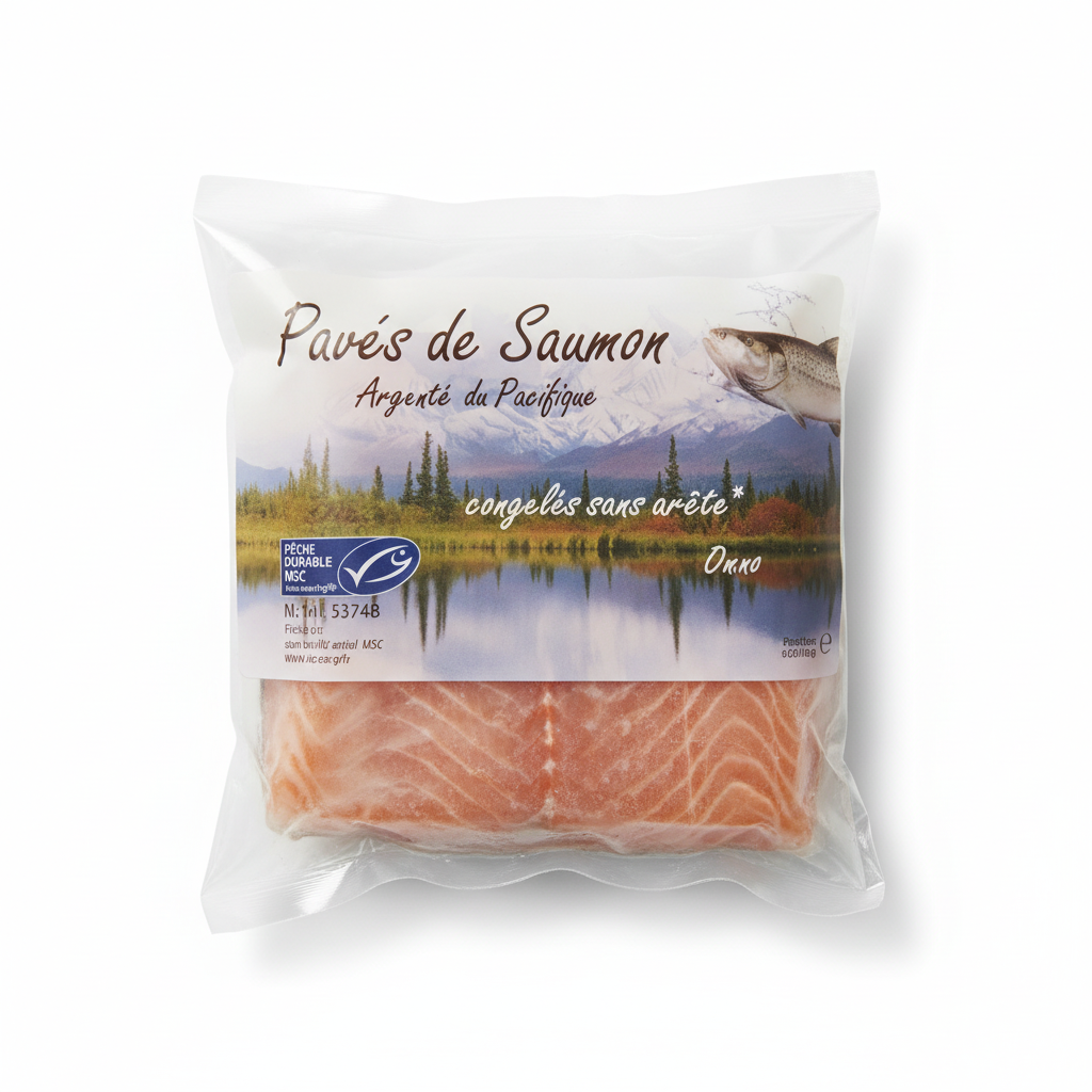 3. pavés de saumon sauvage x2 300gr