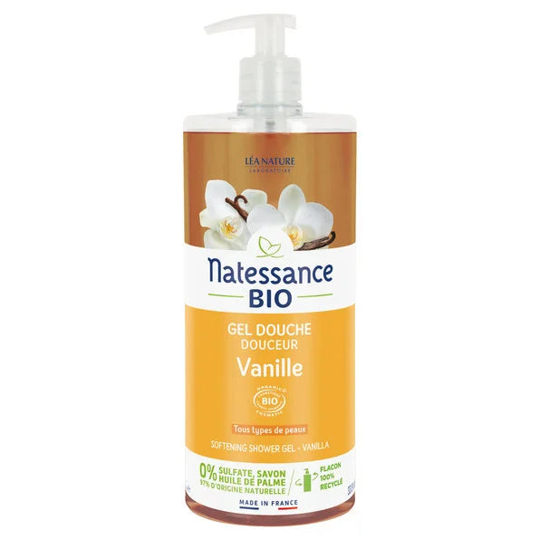 NATESSANCE -- Gel douche vanille 1l
