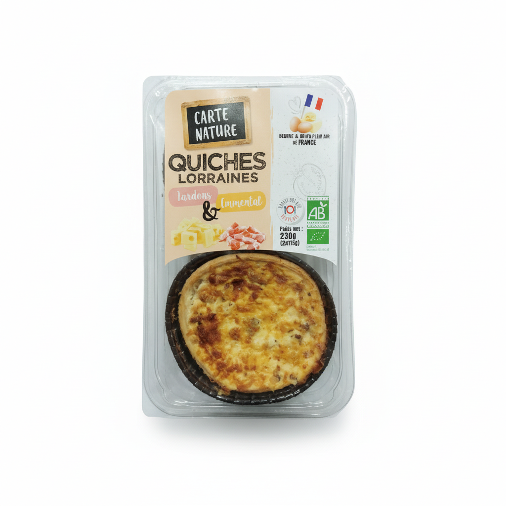 CARTE NATURE -- Quiche lorraine 2x115g