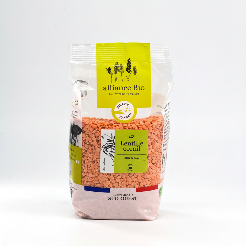 ALLIANCE BIO -- Lentille corail