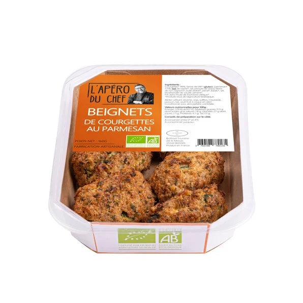 APERO DU CHEF -- Beignets de courgettes au parm